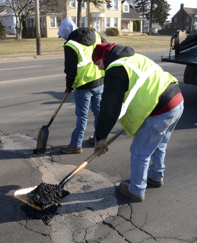 Pothole repairs pick up with nice weather News, Sports, Jobs